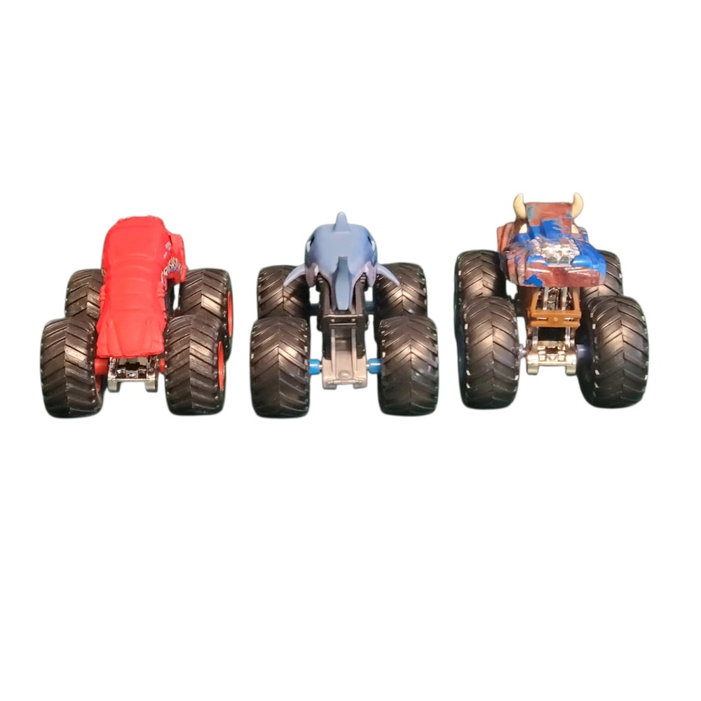 Monster Jam 1:64 Diecast Truck Lot Megalodon El Toro Loco Crushstation Toy - Picture 4 of 7